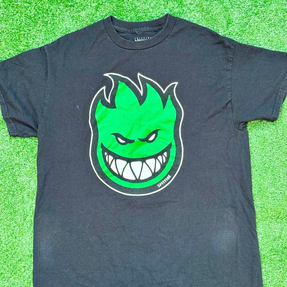 Spitfire Green And Black T Shirt
